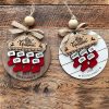 UnusualStandout #786 Personalized Wooden Family Christmas Ornament