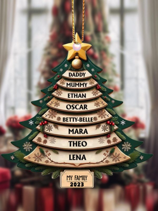 UnusualStandout #792 Personalized Home Christmas Tree Home Decor