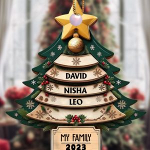 UnusualStandout #792 Personalized Home Christmas Tree Home Decor