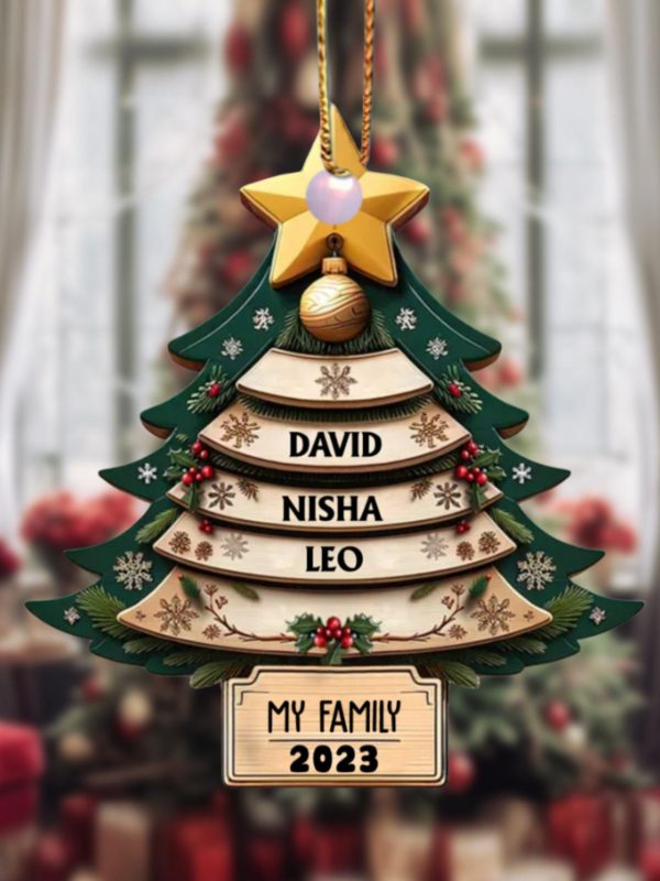 UnusualStandout #792 Personalized Home Christmas Tree Home Decor