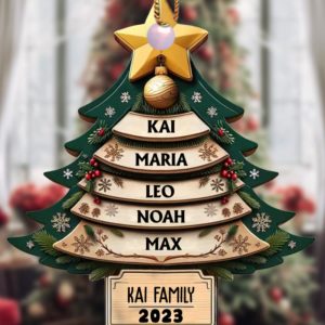 UnusualStandout #792 Personalized Home Christmas Tree Home Decor