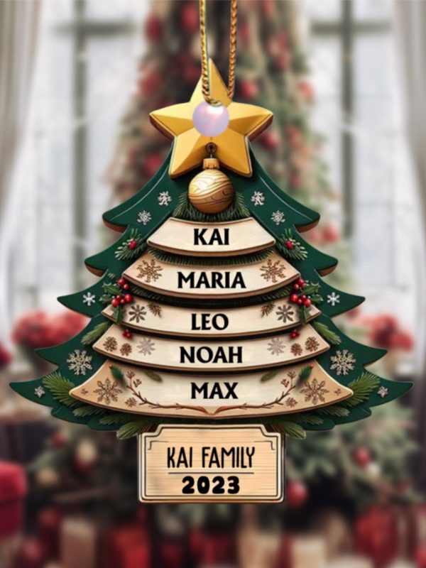 UnusualStandout #792 Personalized Home Christmas Tree Home Decor