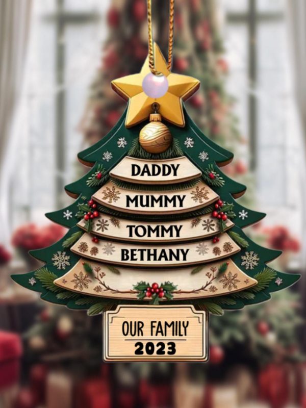 UnusualStandout #792 Personalized Home Christmas Tree Home Decor