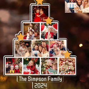 UnusualStandout #795 Personalized Photo Christmas Ornaments