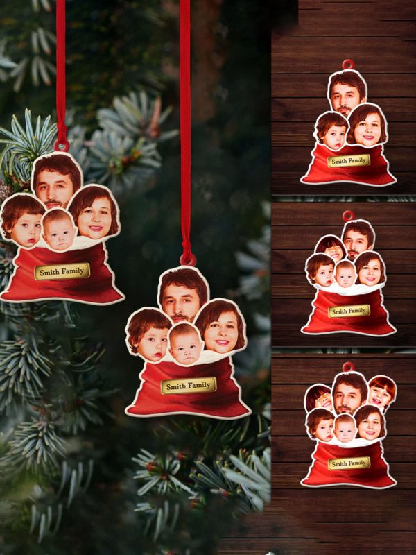 UnusualStandout #799 Personalized Photo Christmas Decorations