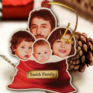 UnusualStandout #799 Personalized Photo Christmas Decorations