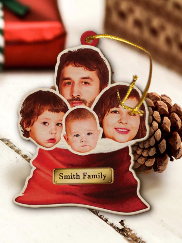 UnusualStandout #799 Personalized Photo Christmas Decorations