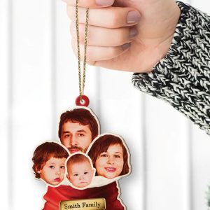 UnusualStandout #799 Personalized Photo Christmas Decorations