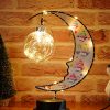 UnusualStandout #800 Personalized Snowman Family Moon Lamp