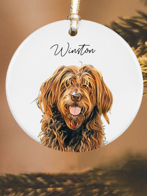 UnusualStandout #806 Personalized Pet Photo Christmas Ornament