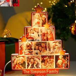 UnusualStandout #808 Personalized Christmas Family Photo Decoration