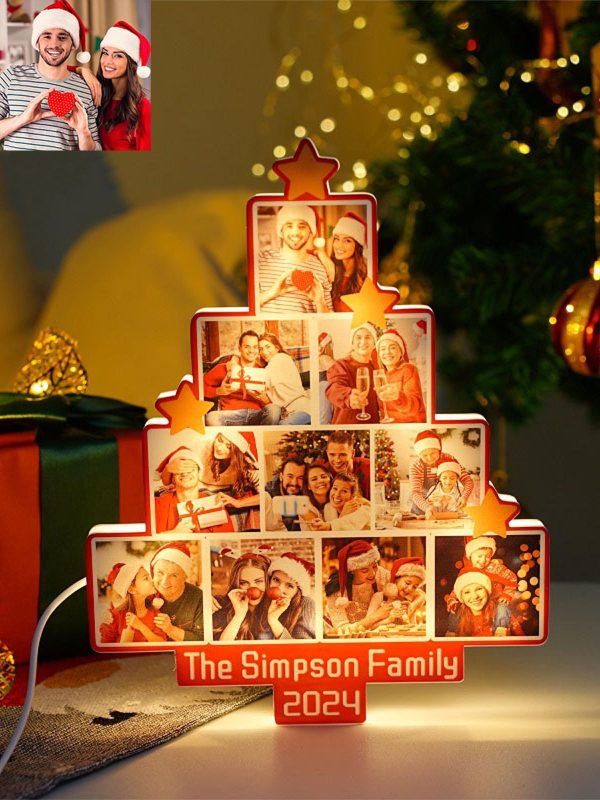 UnusualStandout #808 Personalized Christmas Family Photo Decoration