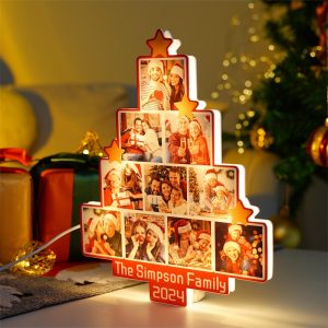 UnusualStandout #808 Personalized Christmas Family Photo Decoration