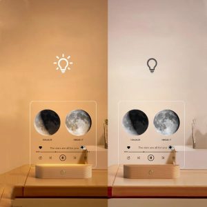 UnusualStandout #817 Personalized Moon Night Light