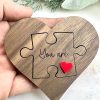 UnusualStandout #834 Personalized You Are My Lost Pieces Puzzle Ornament