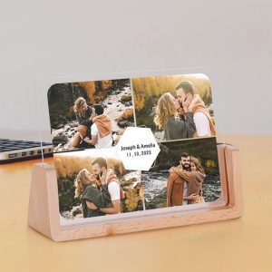 UnusualStandout #837 Personalized Name Date Couples Anniversary Photo Frame