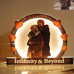 UnusualStandout #841 Personalized Couple Photo Acrylic Lamp