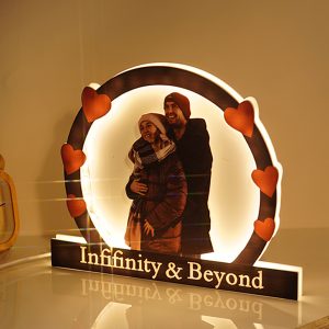 UnusualStandout #841 Personalized Couple Photo Acrylic Lamp