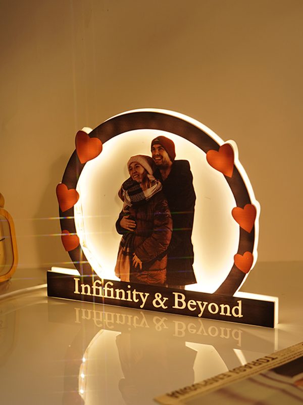 UnusualStandout #841 Personalized Couple Photo Acrylic Lamp