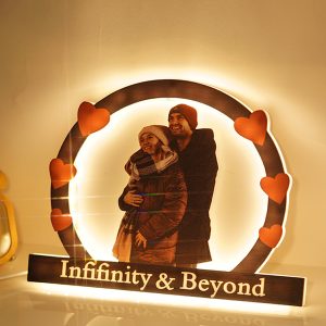 UnusualStandout #841 Personalized Couple Photo Acrylic Lamp