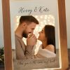 UnusualStandout #842 Personalized Couple Photo Custom Commemorative Photo Frame Night Light