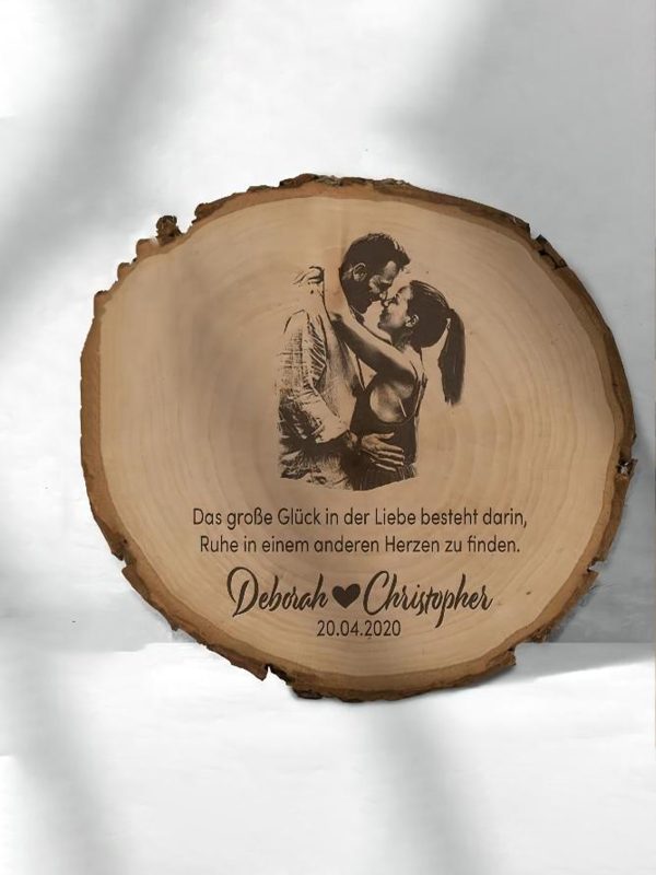 UnusualStandout #846 Personalized Wooden Anniversary Gift, Wooden Gifts for Men