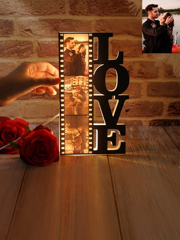 UnusualStandout #850 Personalized LOVE Film Photo Night Light