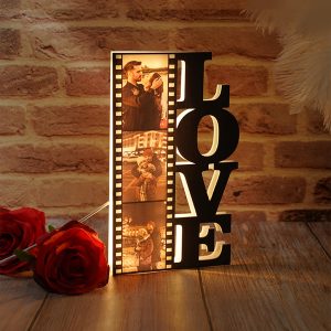 UnusualStandout #850 Personalized LOVE Film Photo Night Light